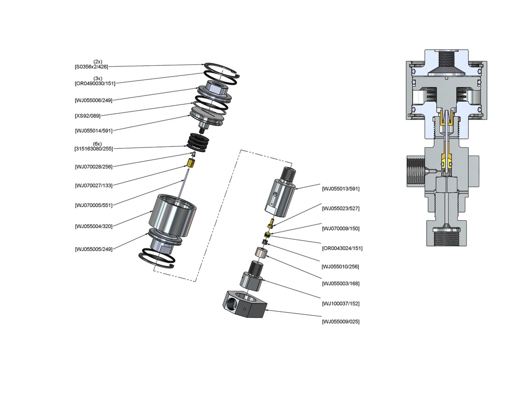 Repair Kit Release Valve BFT