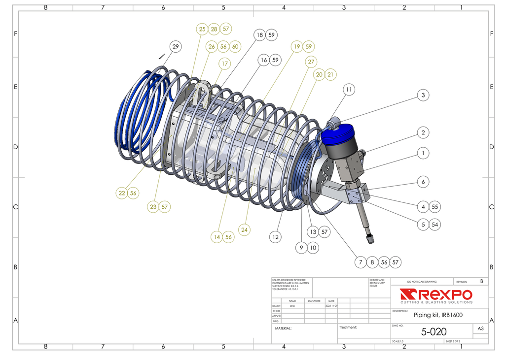 Plumbing Kit IRB-1600