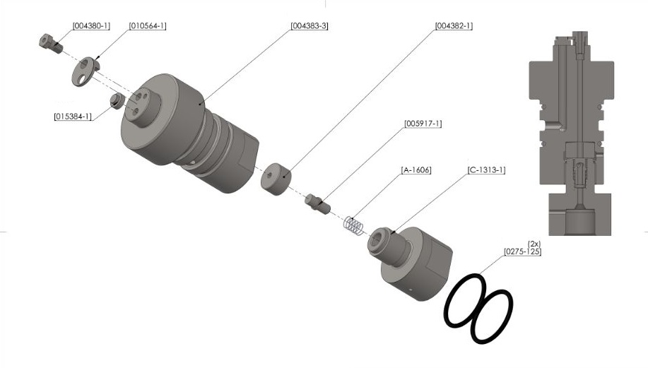 60K Check Valve Outlet Body Adapter