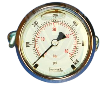 PRESSURE GAUGE, 0-600