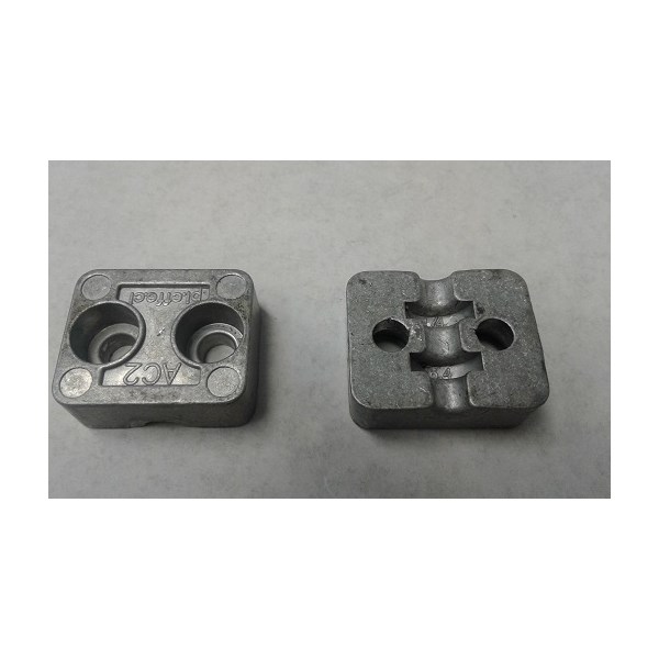 Aluminium Clamps 1/4&quot; IRB2400 (1X2)