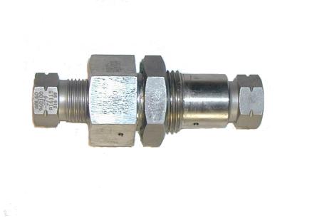 Bulkhead Coupl 3/8&quot;