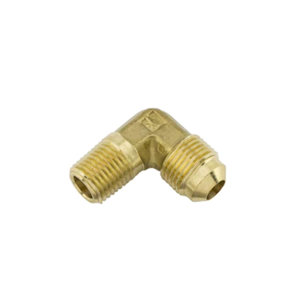 Fitting, 90, .25 Nptm X #6 Sae, Brass