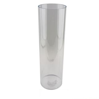 Hopper Tube, Abrasive, Acrylic, 15 Lb.