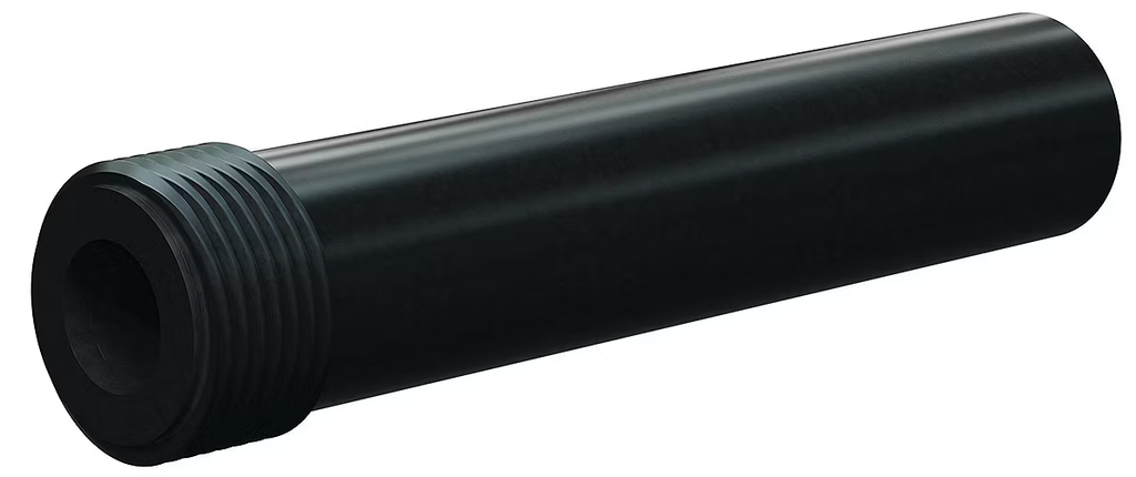 Silicon Carbide Wide Entry Long Venturi Nozzle 50MM 1-1 /4&quot; Entry, Polyurethane Thread 5/16&quot;