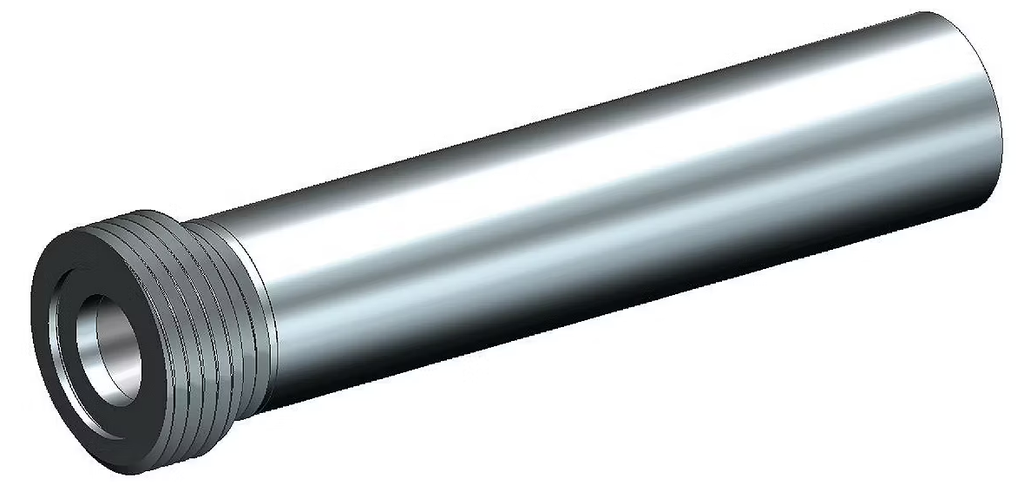 T120 Tungs Carbide Medium Length Venturi Nozzle SERIES 3/4&quot; Alumin Thread Alumin Jacket 5/16&quot; 4-3/4&quot;