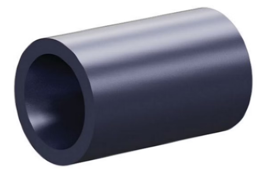 TL171 Tungs CarbStraight Bore - Wide Spray Insert SERIES 9/16&quot; OD x 1-7/8&quot; Length 1/4&quot;