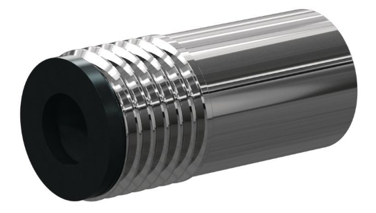 G Boron Carb Short Straight Bore 1/2&quot; Entry SERIES 3/4&quot; Steel Thread x 2-1/8&quot; Leng Steel Jack 1/8&quot;