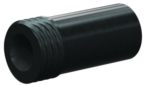 L AP Boron Carb Short, Straight 1/2&quot; Entry SERIES 1&quot; - 14 NF Threads x 2-1/8&quot; Length Poly Jack and Threads 5/16&quot;