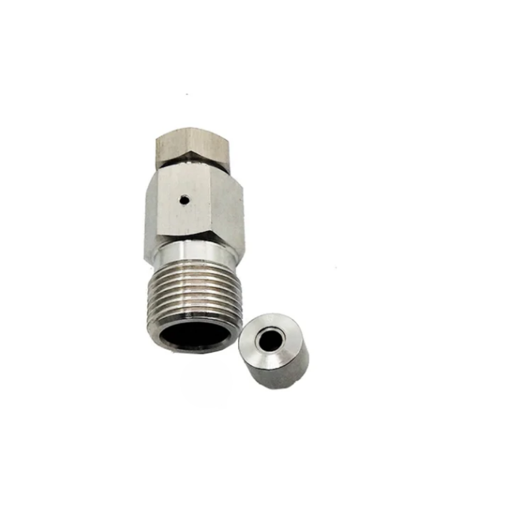 Adapter 3/8&quot;M - 1/4&quot;F w/ Coned insert